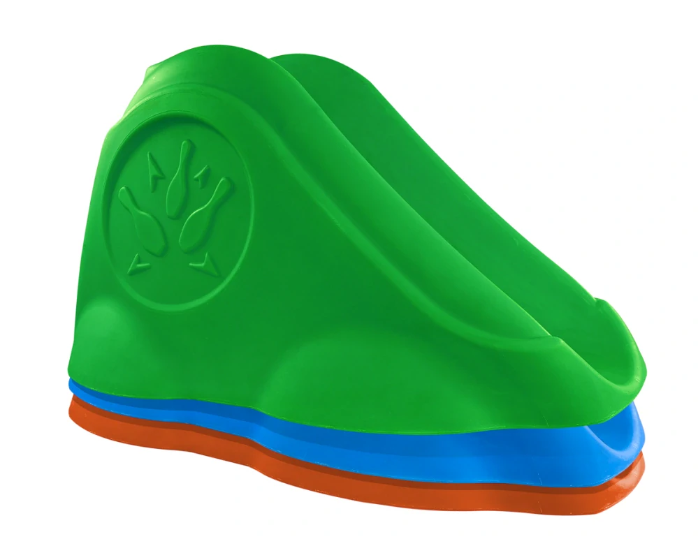 HAPPY BOWLING - Stohovatelná rampa pro děti - zelená