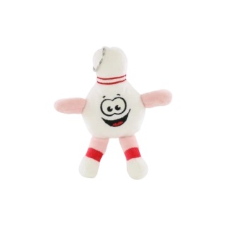 Přívěšek na klíče - látková kuželka - 15 cm