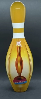 Pohár bowlingová kuželka - barva zlatá 1.místo